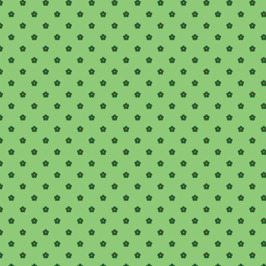 Wild Abandon Whimsy Aqua ½ yd-Fabric-Spool of Thread