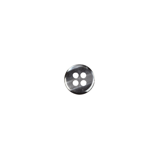 Wise Button - 9mm (⅜″), 4 Hole, Lunar Black - 4 count