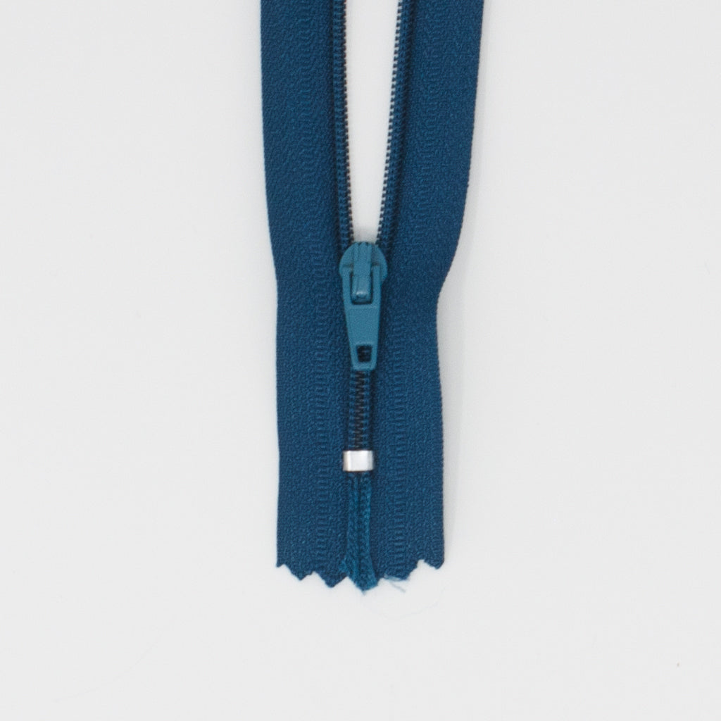 Zipper Dress 14", 35cm Tornado Blue-Notion-Spool of Thread