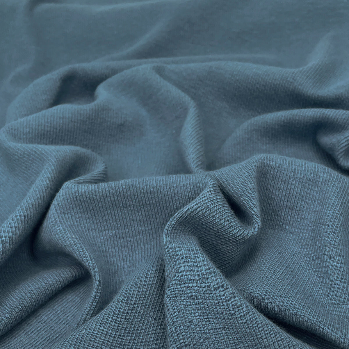 Waterfront Cotton Tencel Modal Rib Knit Clear Morning Blue ½ yd
