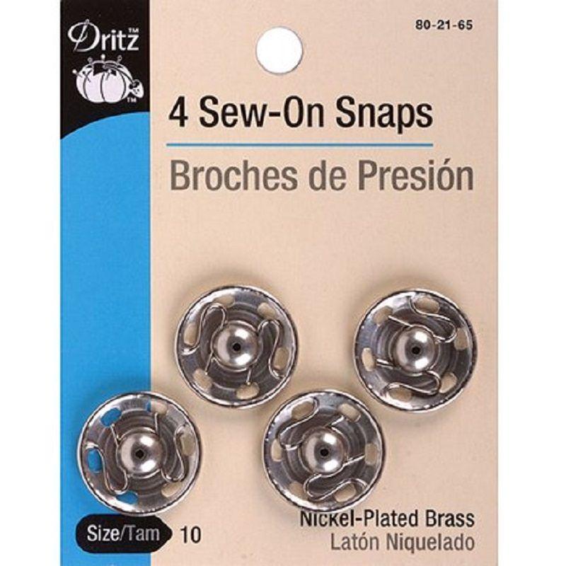 4 Sew-On Snaps Size 10-Notion-Spool of Thread