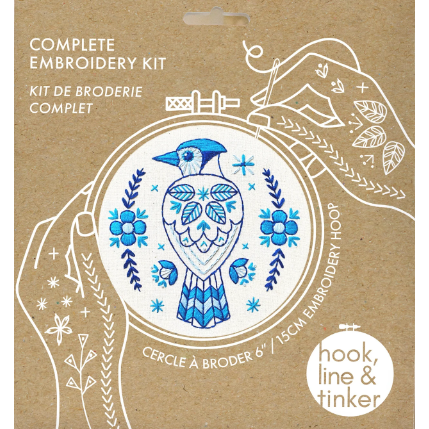 Blue Jay Complete Embroidery Kit-Notion-Spool of Thread