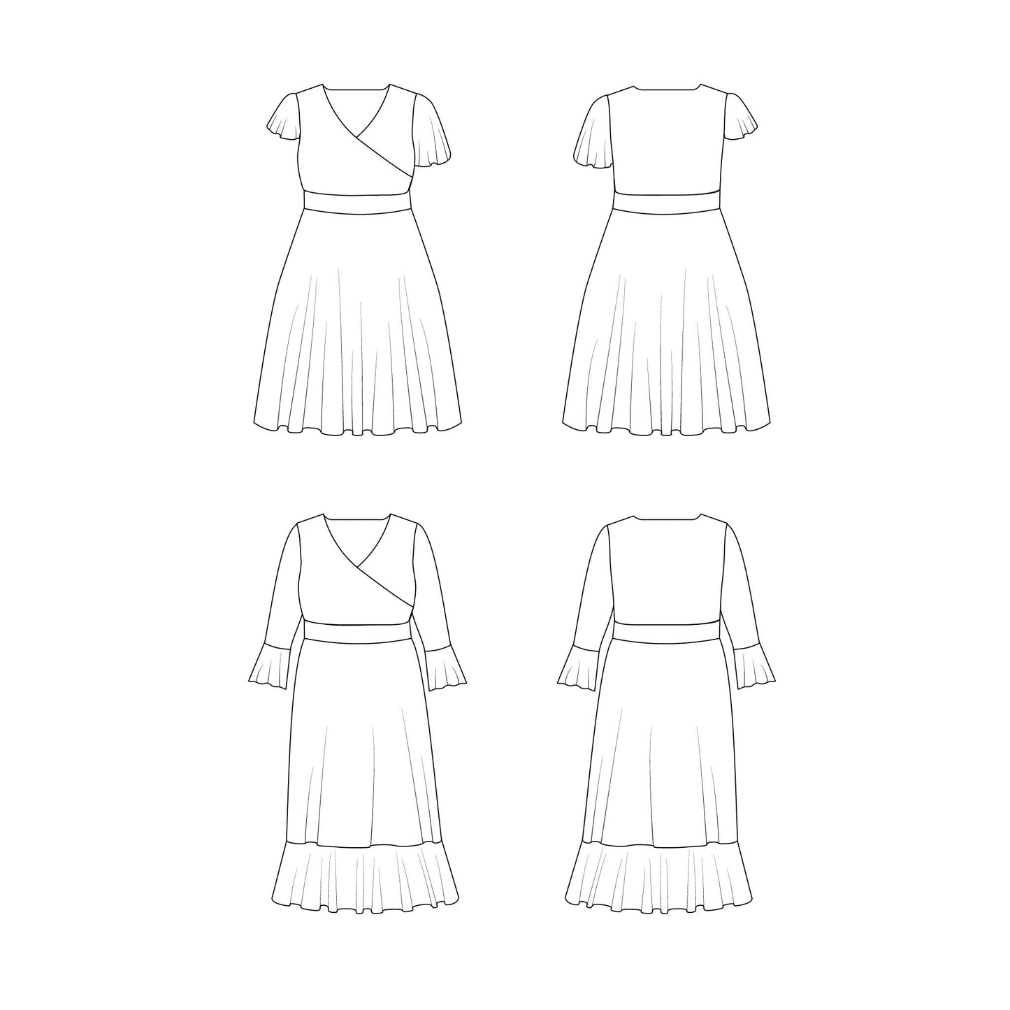 Cashmerette Alcott Dress Paper Pattern-Pattern-Spool of Thread