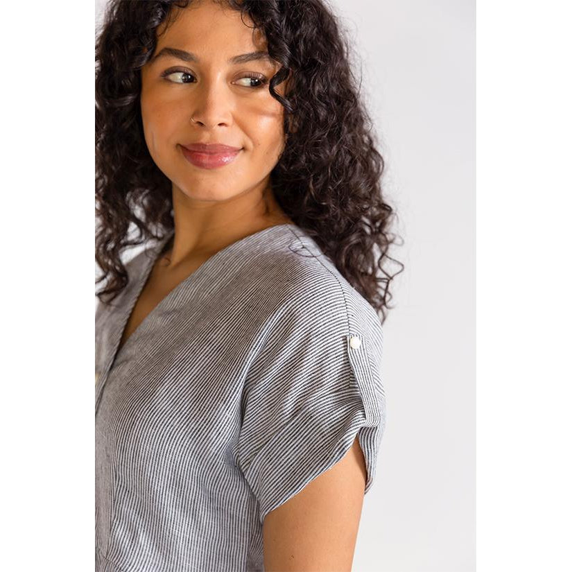 Chalk and Notch Fringe Dress & Blouse Paper Pattern Spool of Thread