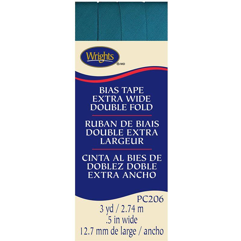 Extra Wide Bias Tape 1/2-inch Mediterranean-Notion-Spool of Thread