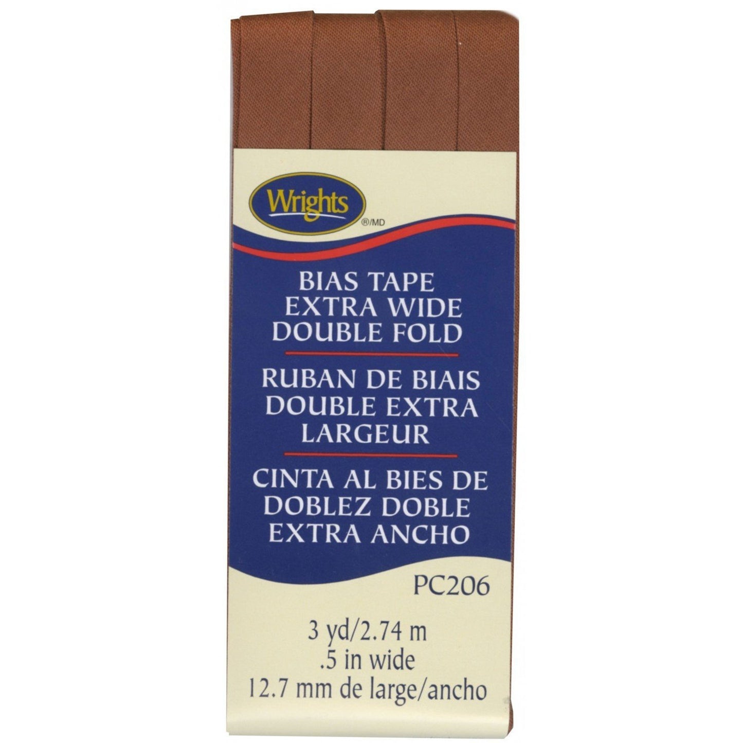 Extra Wide Bias Tape 1/2-inch Spice-Notion-Spool of Thread