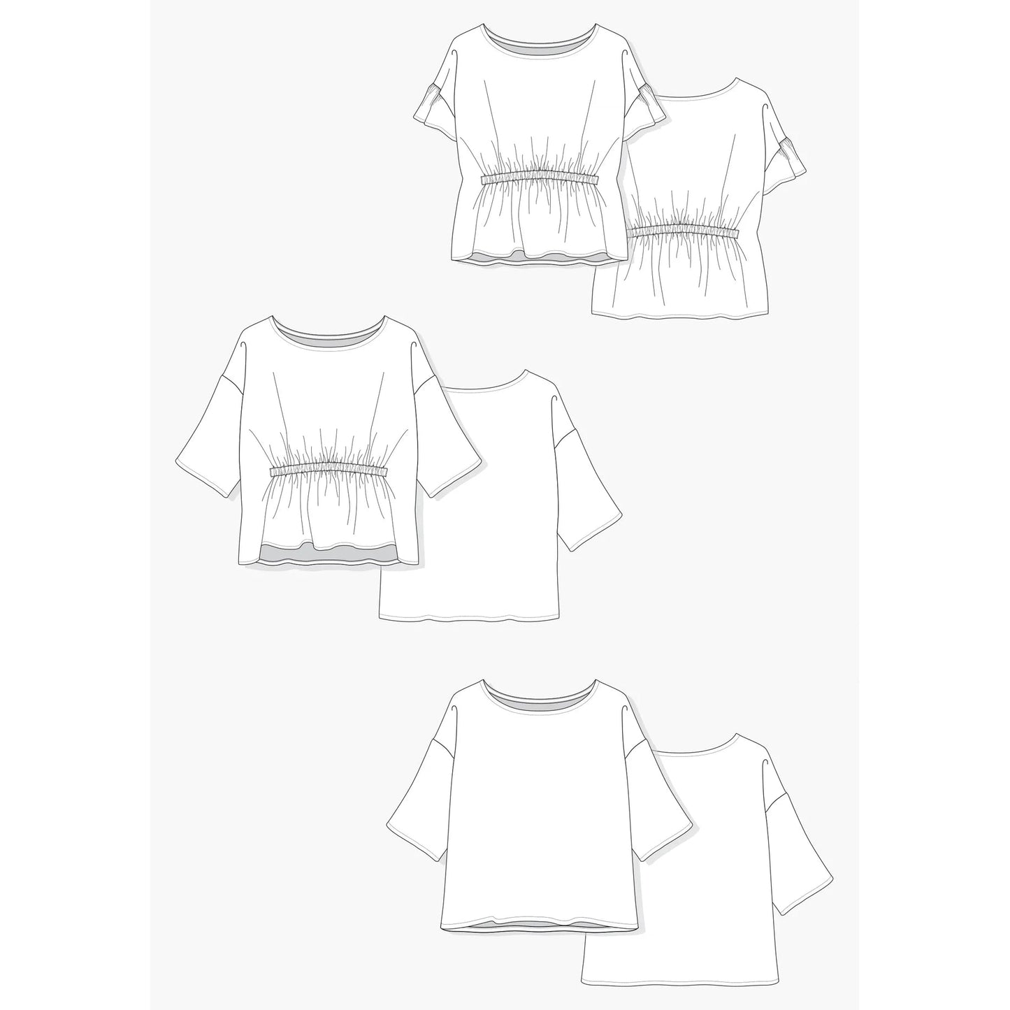 Grainline Corin Top Sizes 0-18 Paper Pattern-Pattern-Spool of Thread