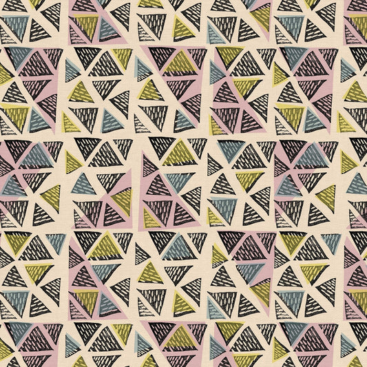 New Abstracts Triangle Stamp ½ yd-Fabric-Spool of Thread