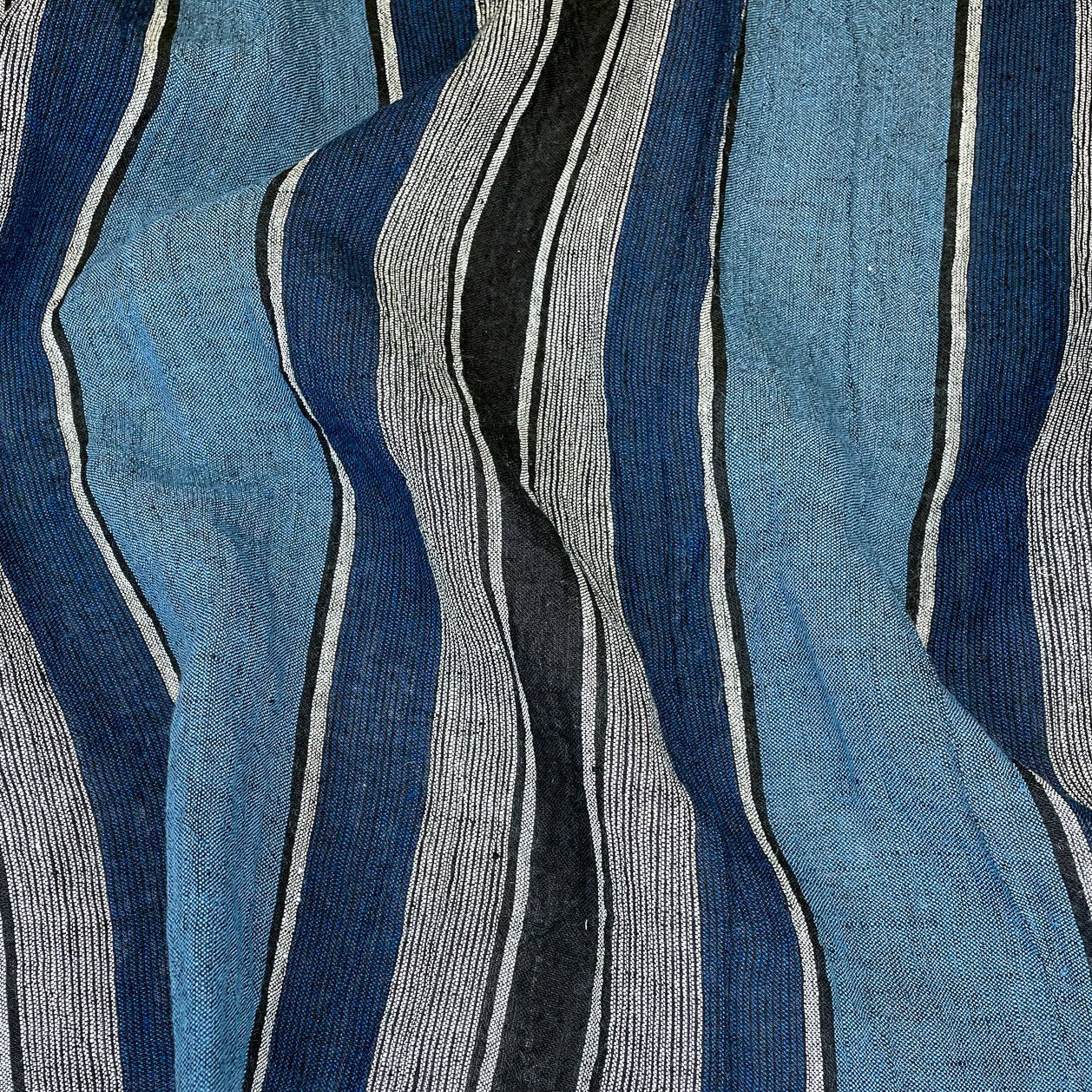 Saturna Linen Stripe Pacific ½ yd-Fabric-Spool of Thread