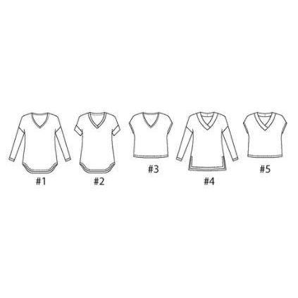 Sew House Seven The Tabor V-Neck Paper Pattern