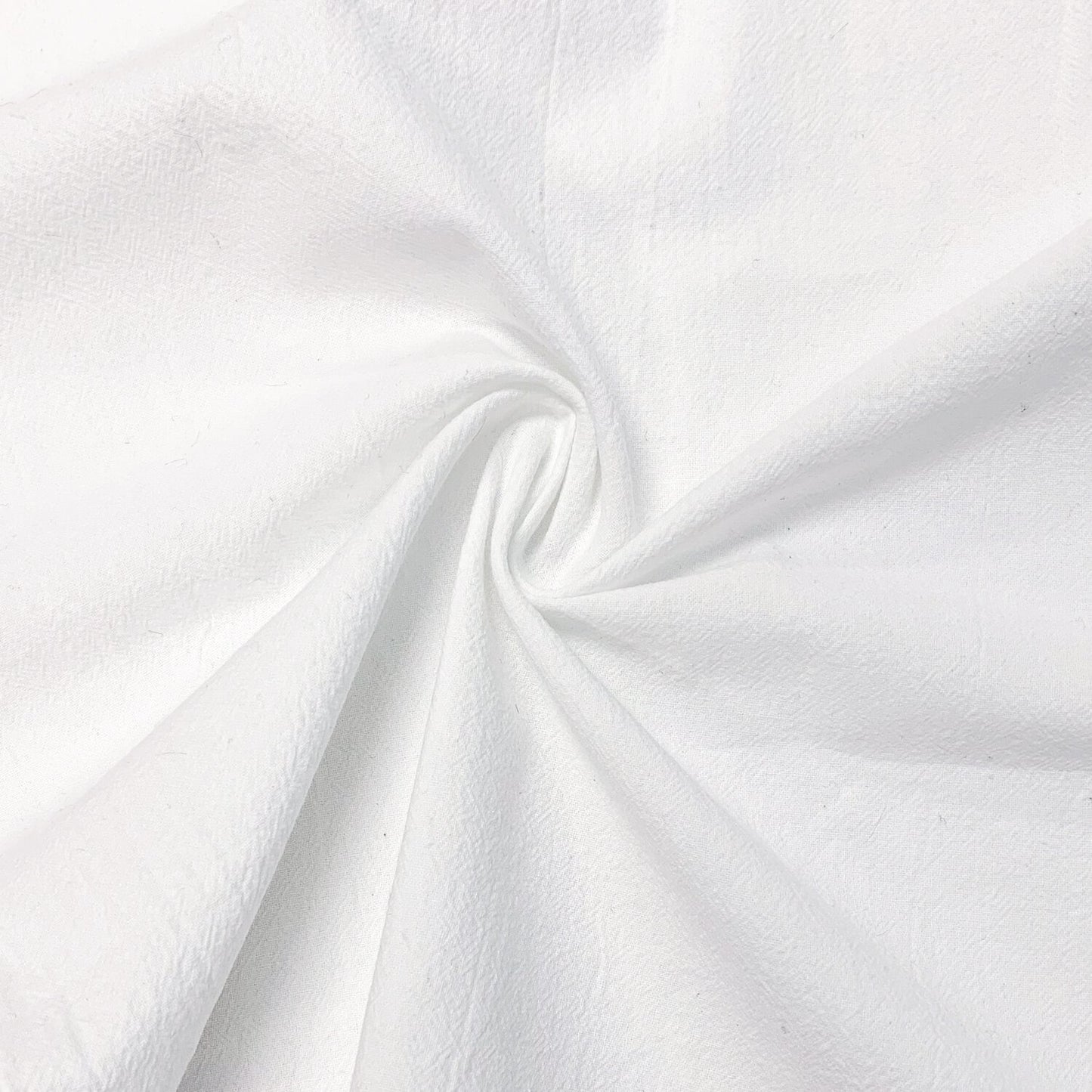REMNANT Sienna Sandwashed Cotton Crepe Baby's Breath White - 1 yards-Fabric-Spool of Thread