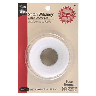 Stitch Witchery, Regular Weight, White-Notion-Spool of Thread