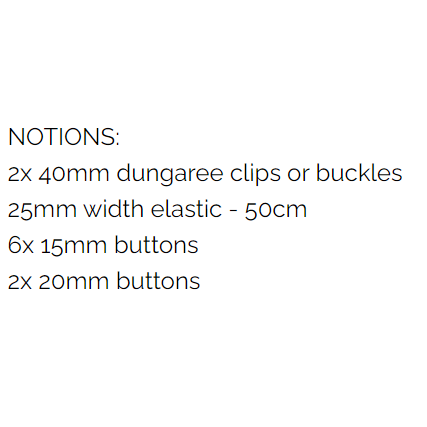 Two Stitches Freddie Dungarees and Pinafore Dress Paper Pattern-Pattern-Spool of Thread