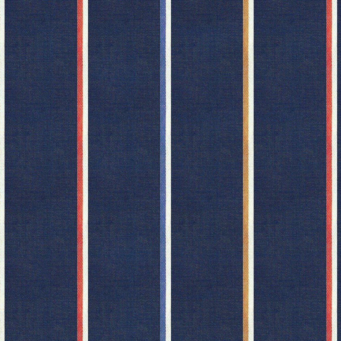 REMNANT Warp + Weft Heirloom Wovens Linework Lightweight Navy - 0.77 yards-Fabric-Spool of Thread