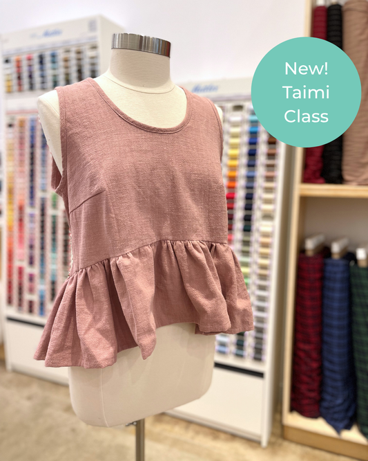 Cute Class Sewing with the Taimi Top