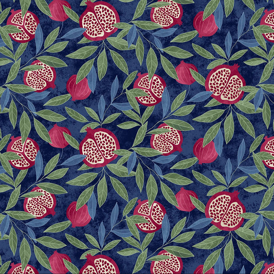 Pomegranate Navy ½ yd