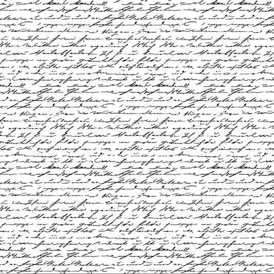 Nature's Sketchbook Journal White ½ yd