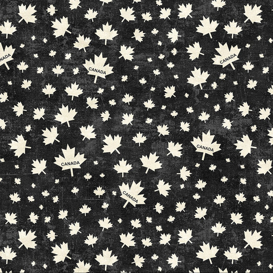Canadian Classics Maple Black ½ yd