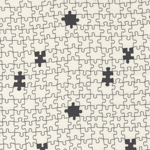 ABC XYZ Black ½ yd-Fabric-Spool of Thread