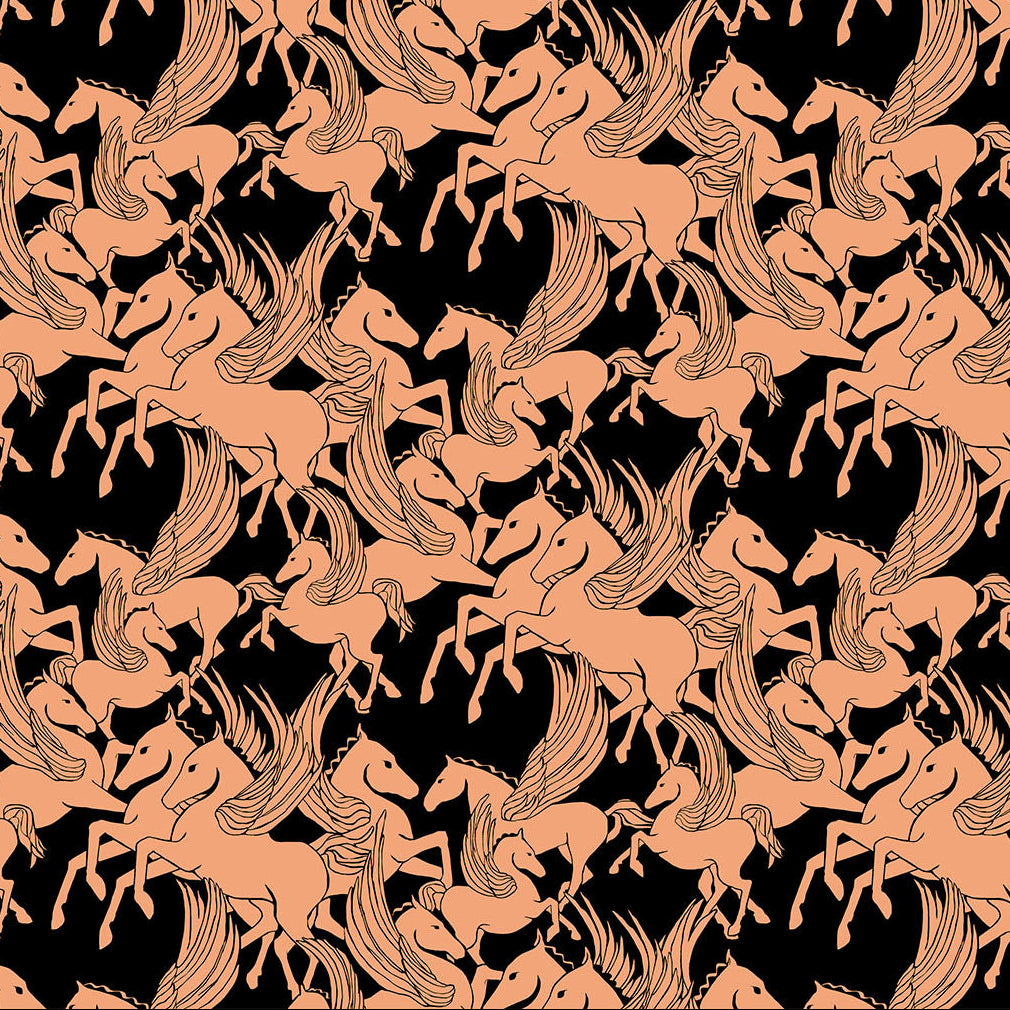 Shooting Star Mythology Antique ½ yd