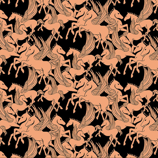 Shooting Star Mythology Antique ½ yd