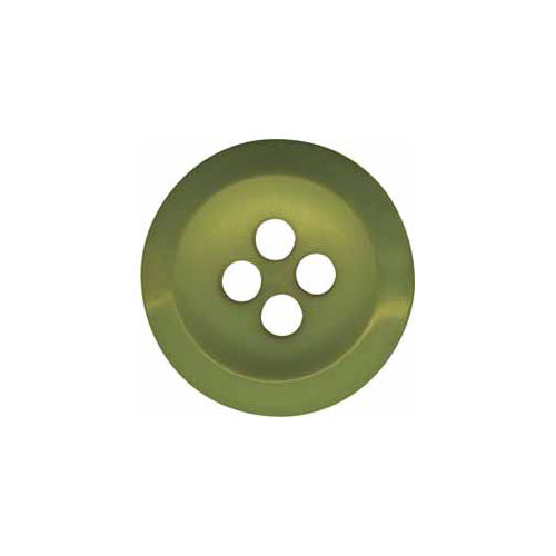 Good-looking Button - 34mm (1⅜"), 4 Hole, Lime Green - 1 count-Notion-Spool of Thread