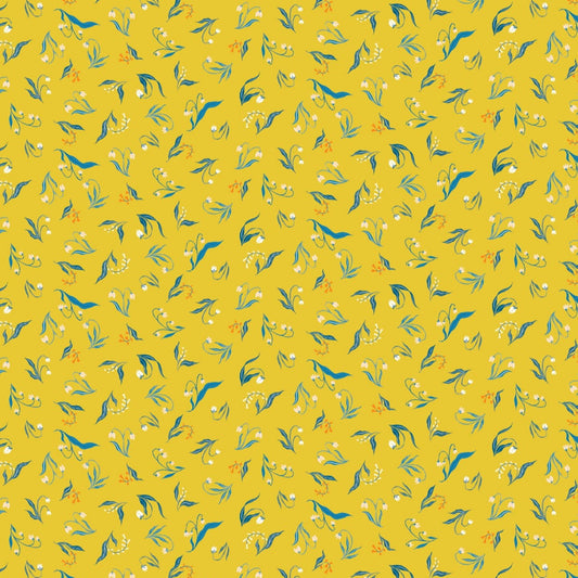 Alpine Bliss Floral Yellow ½ yd-Fabric-Spool of Thread