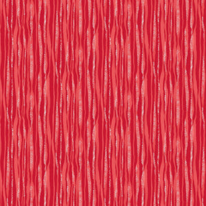 Alpine Bliss Waves Red ½ yd-Fabric-Spool of Thread