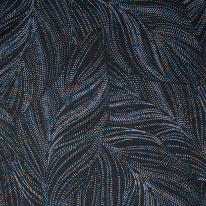 Asher Rayon Nylon Tropical Dots Pepper Black ½ yd-Fabric-Spool of Thread