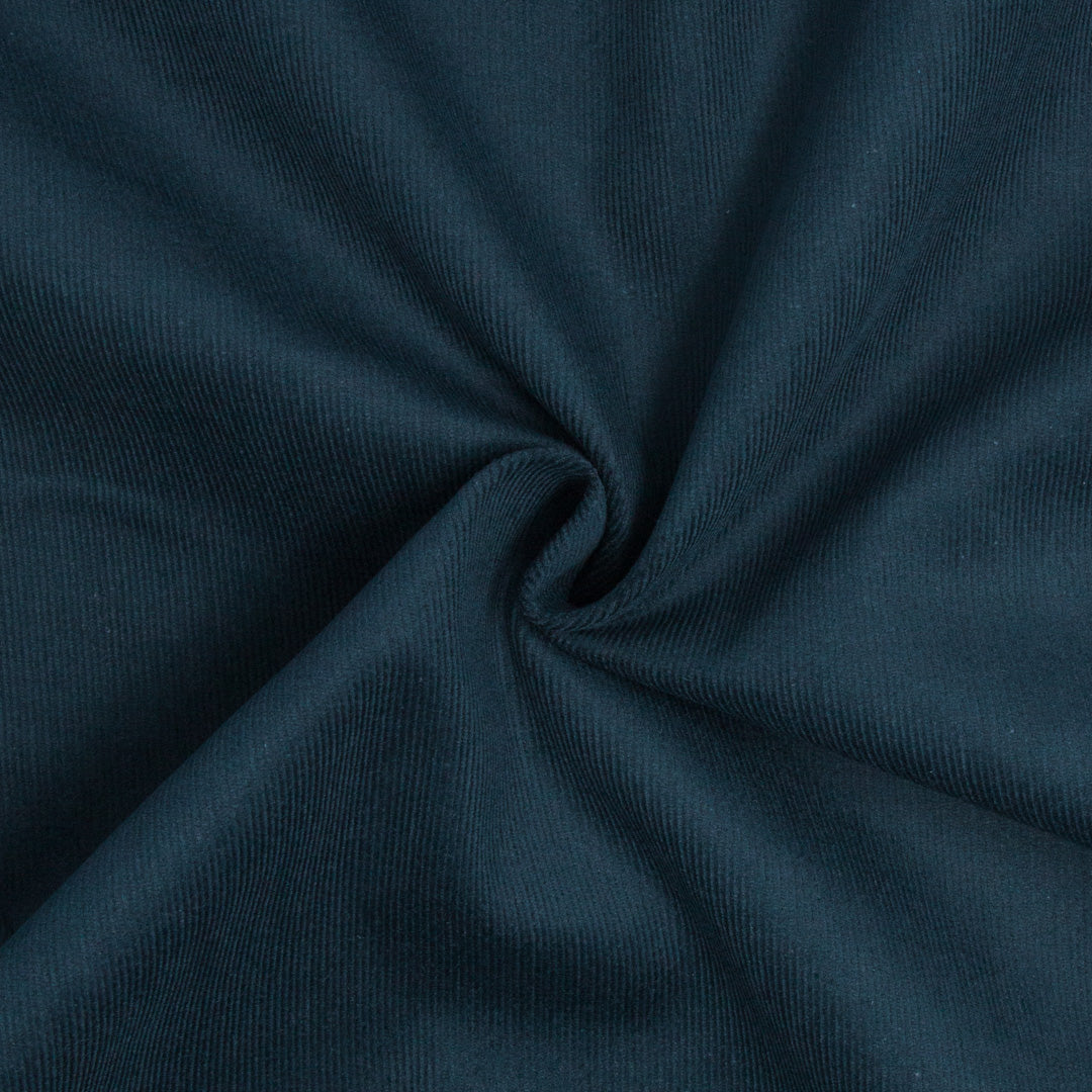 Aspen 21W Cotton Stretch Corduroy Marine Navy ½ yd-Fabric-Spool of Thread