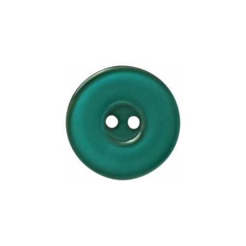 Astounding Button - 15mm (⅝″), 2 Hole, Turquoise - 3 count-Notion-Spool of Thread