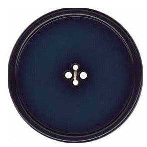 Astute Button - 57mm (2¼″), 4 Hole, Navy - 1 count-Notion-Spool of Thread