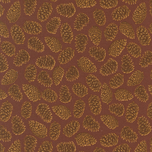 Autumn Forest Russet ½ yd-Fabric-Spool of Thread