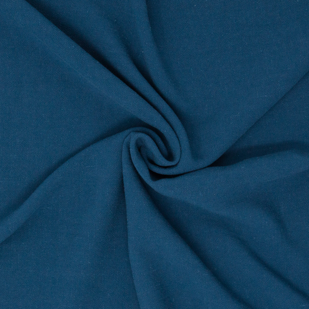 Avery Luxe Viscose Linen Aegean Blue ½ yd-Fabric-Spool of Thread