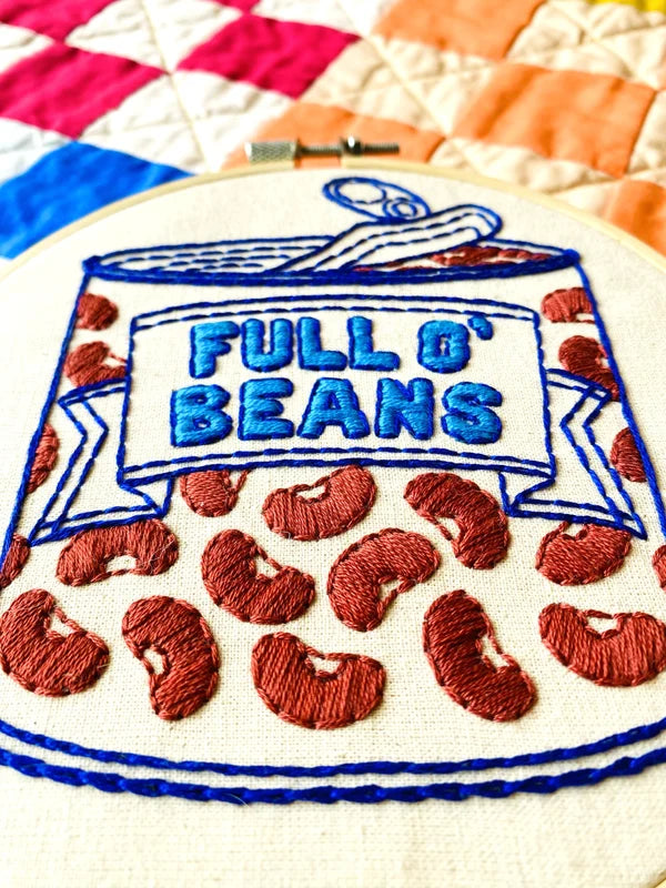 Beans Complete Embroidery Kit-Notion-Spool of Thread