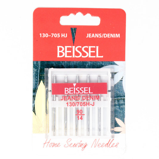 Beissel Jeans Denim Sewing Machine 5 Needle Pack, 90/14-Notion-Spool of Thread