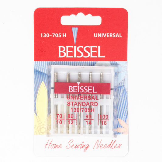 Beissel Universal Sewing Machine 5 Needle Pack, Assorted 70/80/90/100-Notion-Spool of Thread