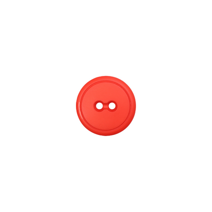 Better Button - 15mm (⅝″), 2 Hole, Red - 3 count
