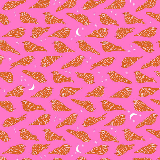 Bird Is The Word Lipstick ½ yd-Fabric-Spool of Thread