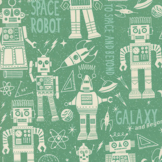 Blast Off Neptune ½ yd-Fabric-Spool of Thread