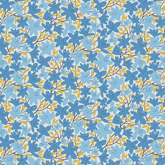 Blooming Colour Sky ½ yd-Fabric-Spool of Thread