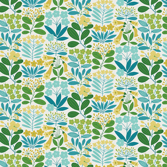 Blooming Colour Yellow Multi ½ yd-Fabric-Spool of Thread