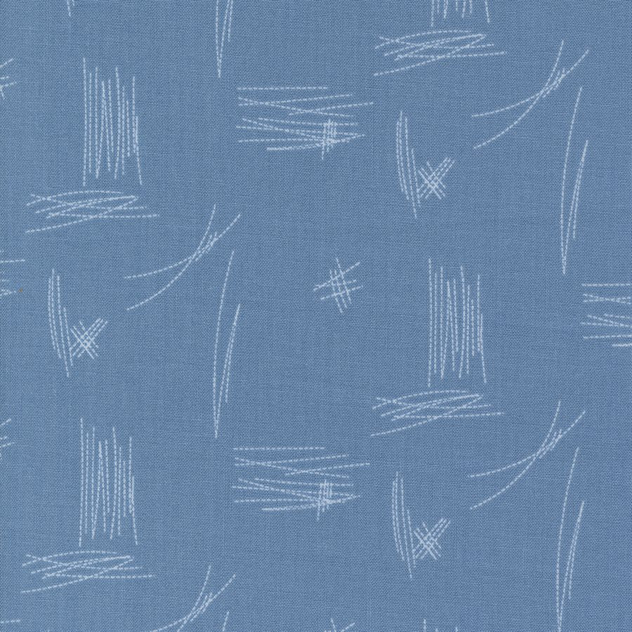 Bluish Deep Sea ½ yd-Fabric-Spool of Thread