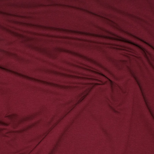 Bowen Bamboo Cotton French Terry Cranberry ½ yd-Fabric-Spool of Thread