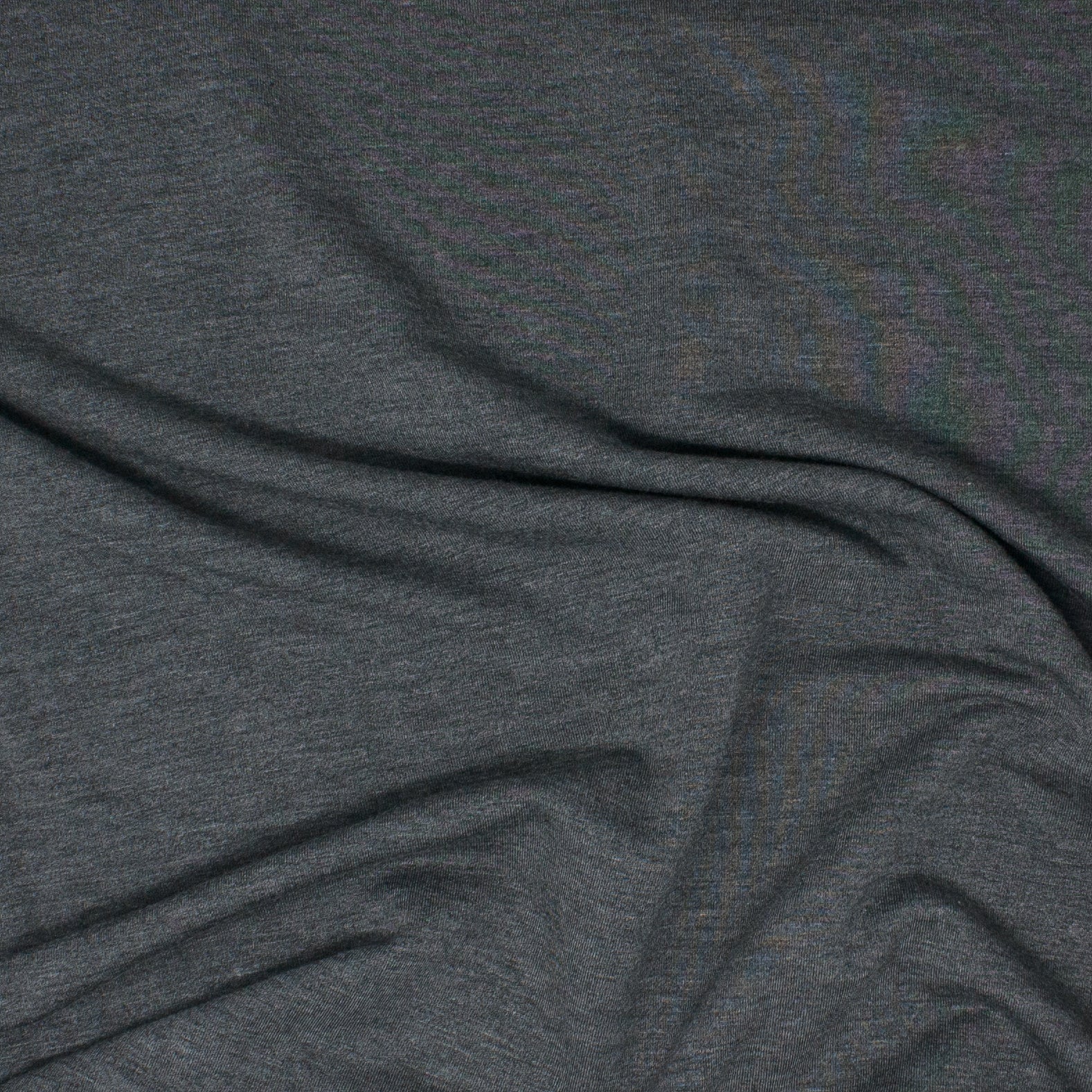 Bowen Bamboo Cotton French Terry Heathered Storm Cloud ½ yd-Fabric-Spool of Thread