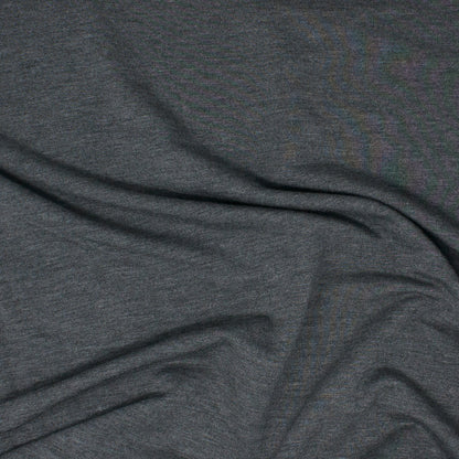 Bowen Bamboo Cotton French Terry Heathered Storm Cloud ½ yd-Fabric-Spool of Thread