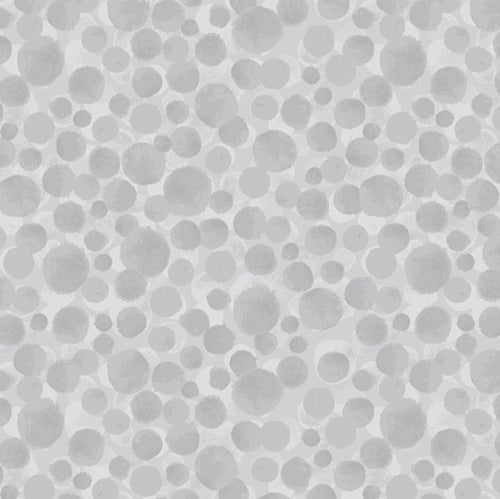 Bumbleberries Silver Metallic ½ yd-Fabric-Spool of Thread
