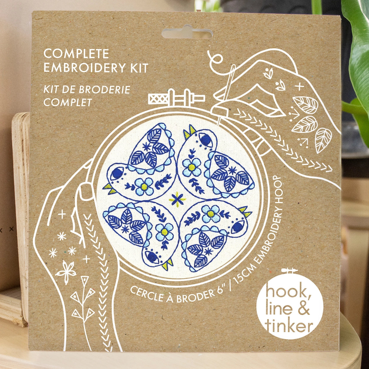 Calling Birds Complete Embroidery Kit-Notion-Spool of Thread