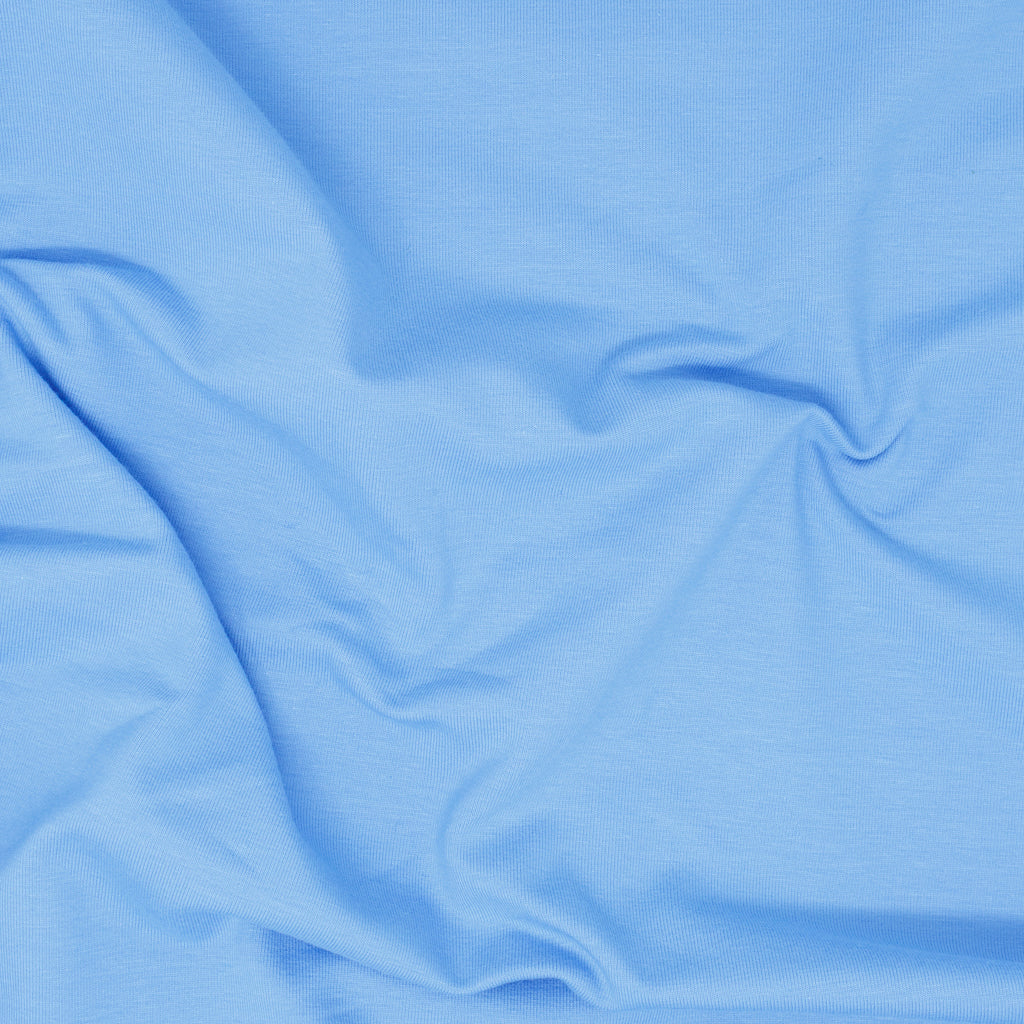 Capra Cotton Jersey Knit Baby Blue ½ yd-Fabric-Spool of Thread