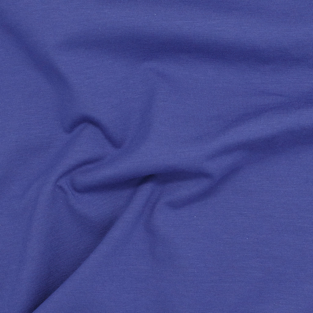 REMNANT Capra Cotton Jersey Knit Deep Cornflower - 0.5 yards-Fabric-Spool of Thread
